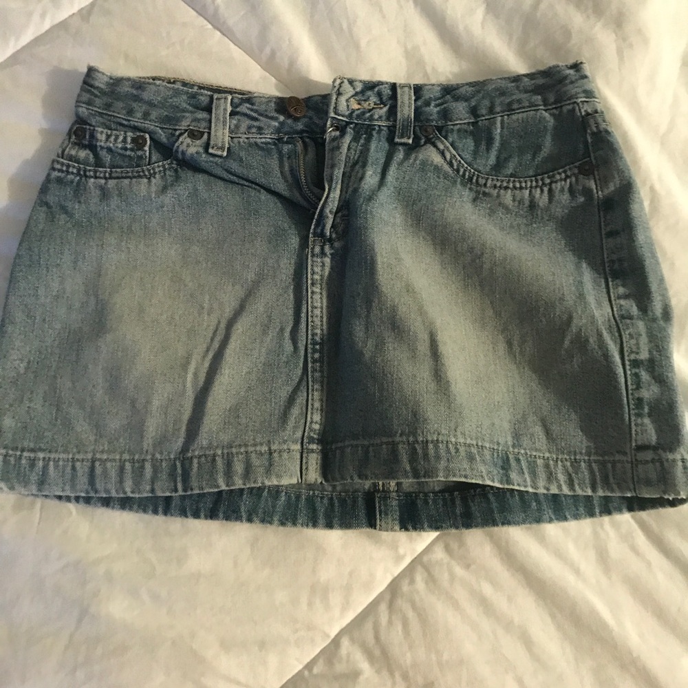 Jeans mini skirt