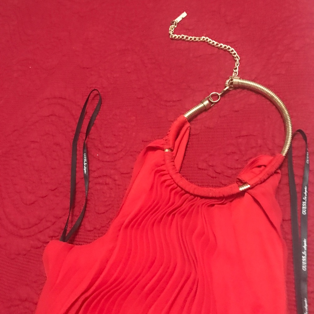 Guess red dress