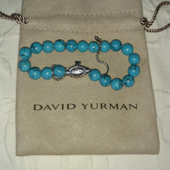 David Yurman  Spiritual Beads 8MM adjustable Brace - Picture 2 of 6