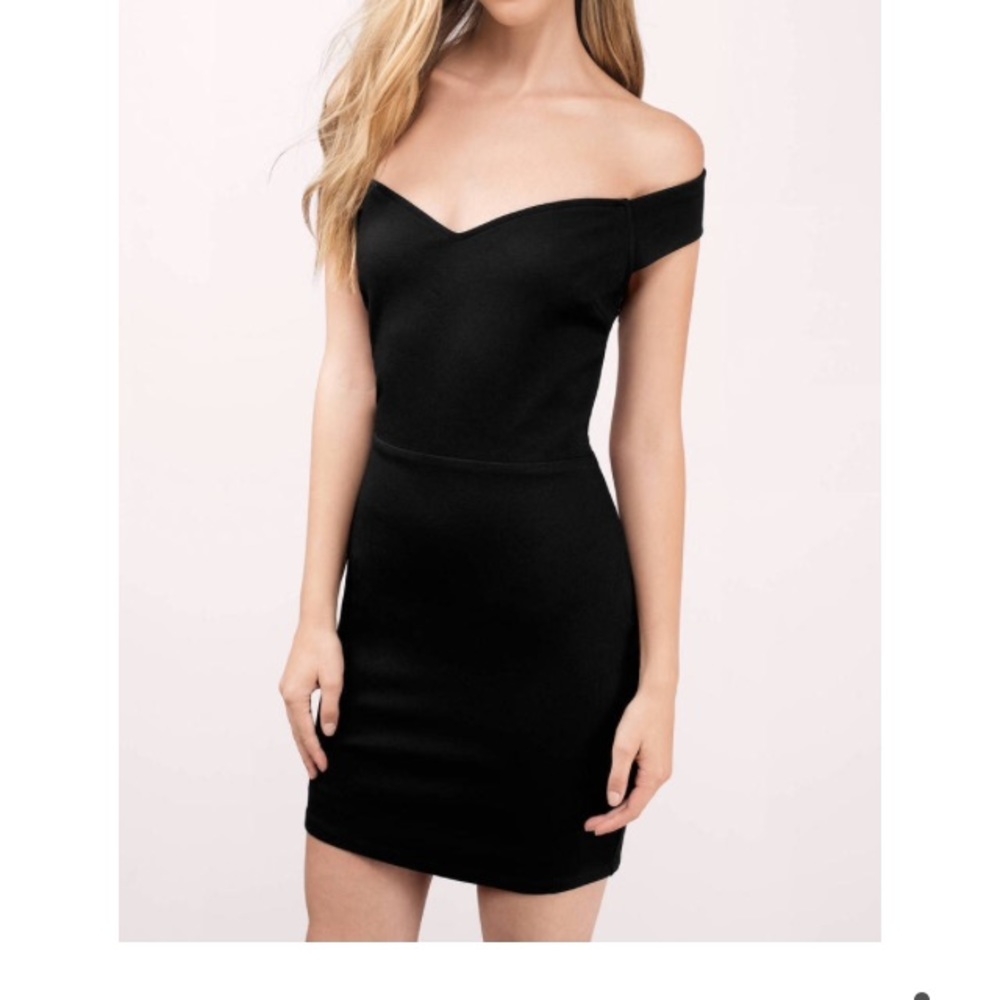 Coral off the shoulder bodycon dress tobi