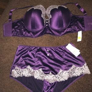 Parfait Long Line Lingerie set: 34G & XL. NWT.