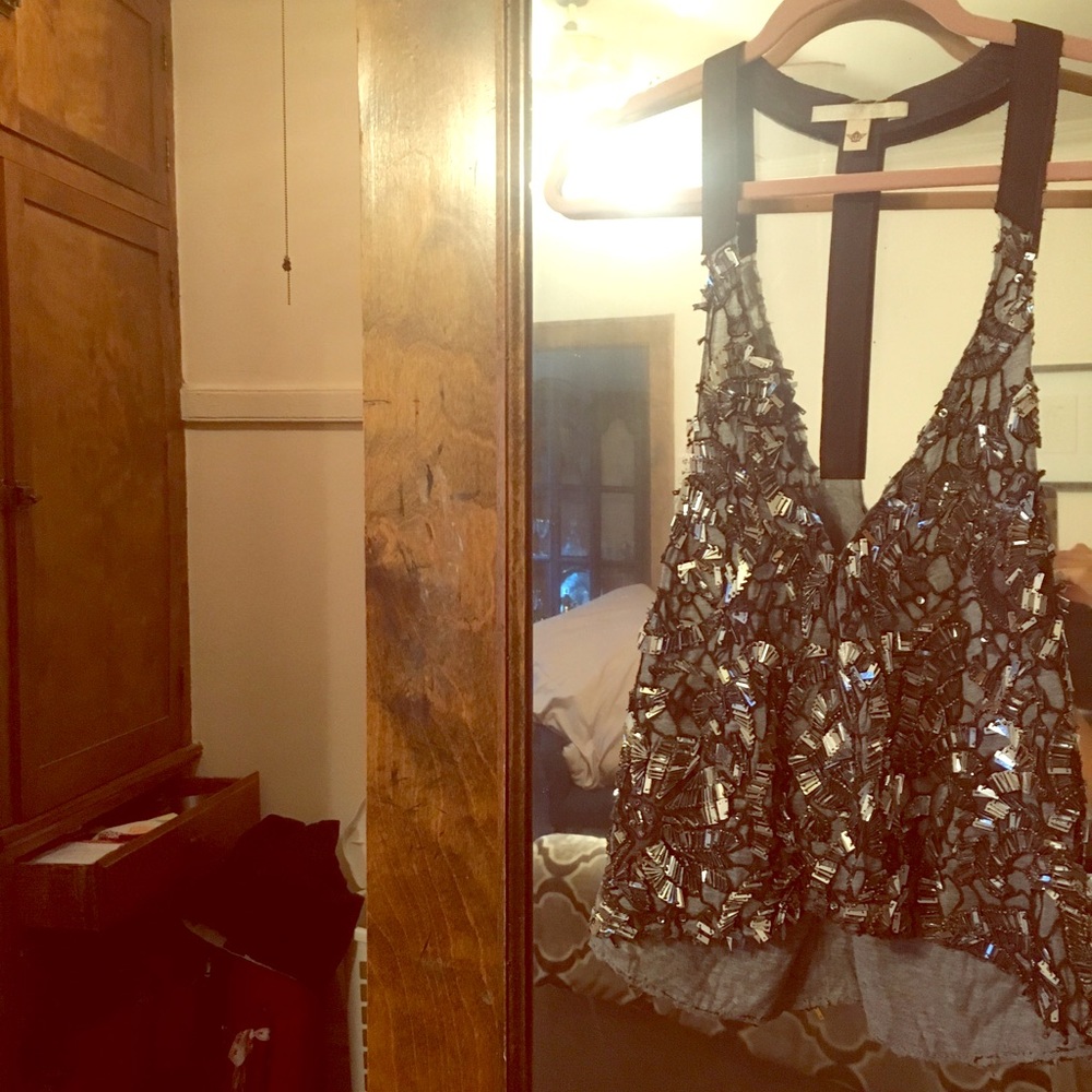 Sequin Vest