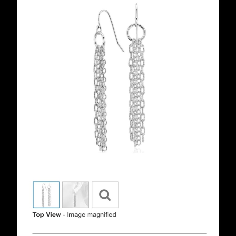💯Blue Nile silver earrings
