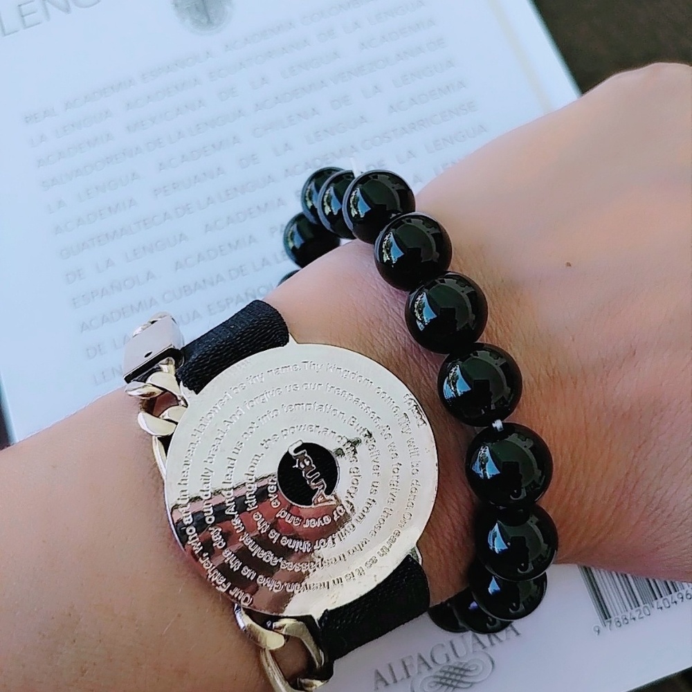 18k gold The Lord's prayer bracelet