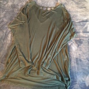 Green long sleeve shirt