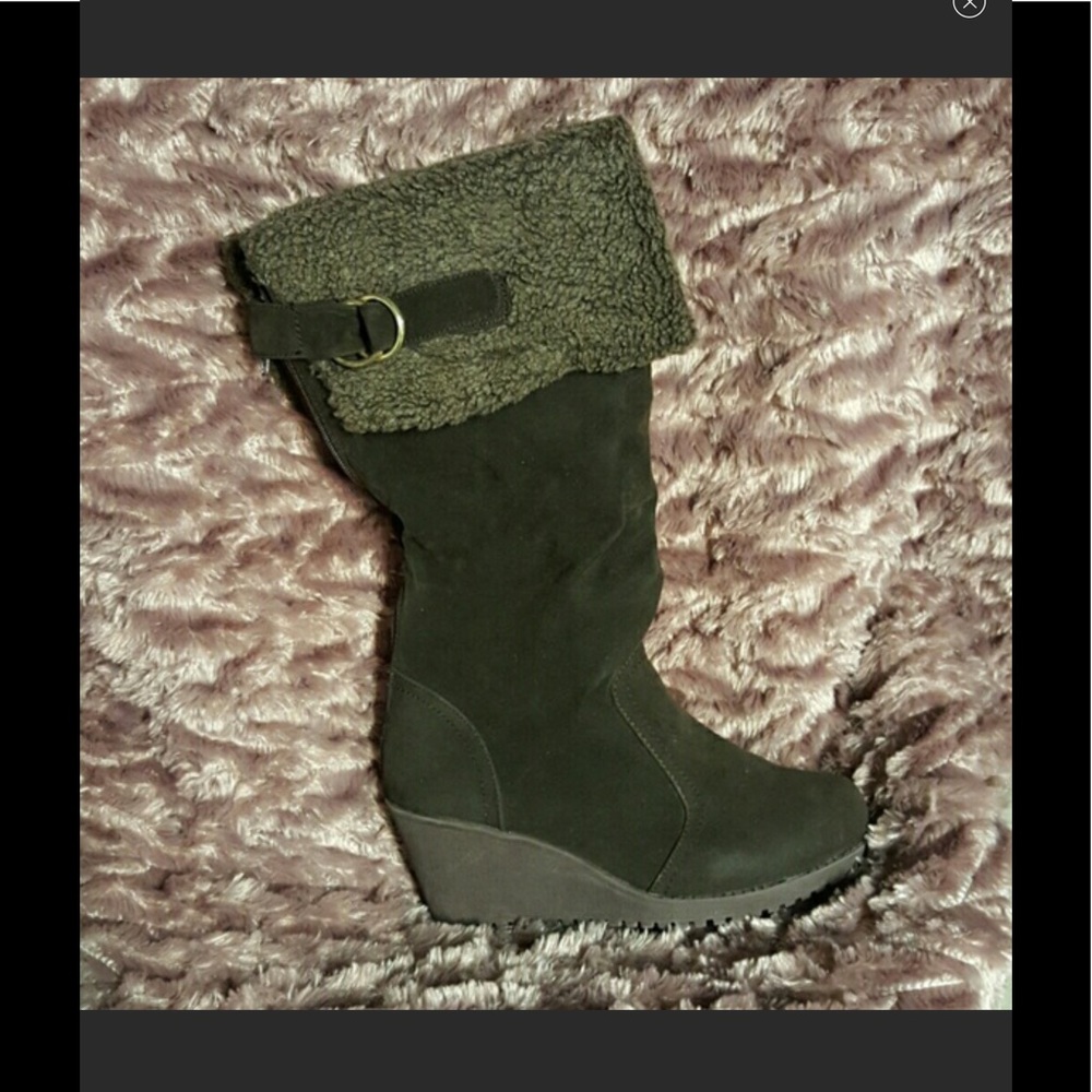 Shoe Depot Dark Brown knee high boots 👢