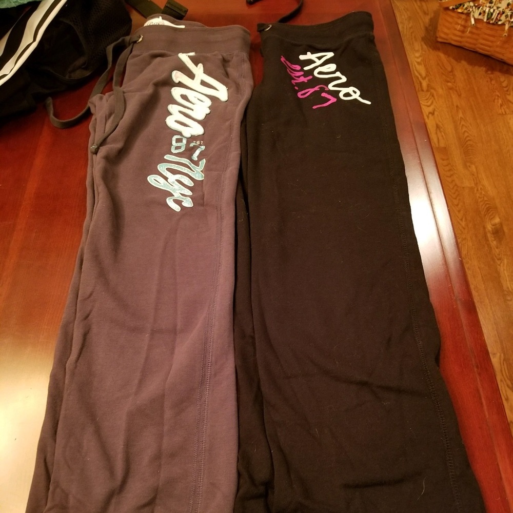 two aeropostale sweatpants