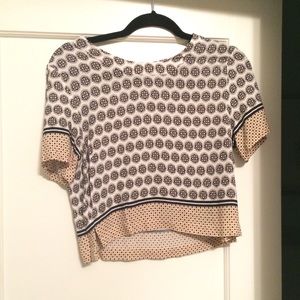 patterned crop top