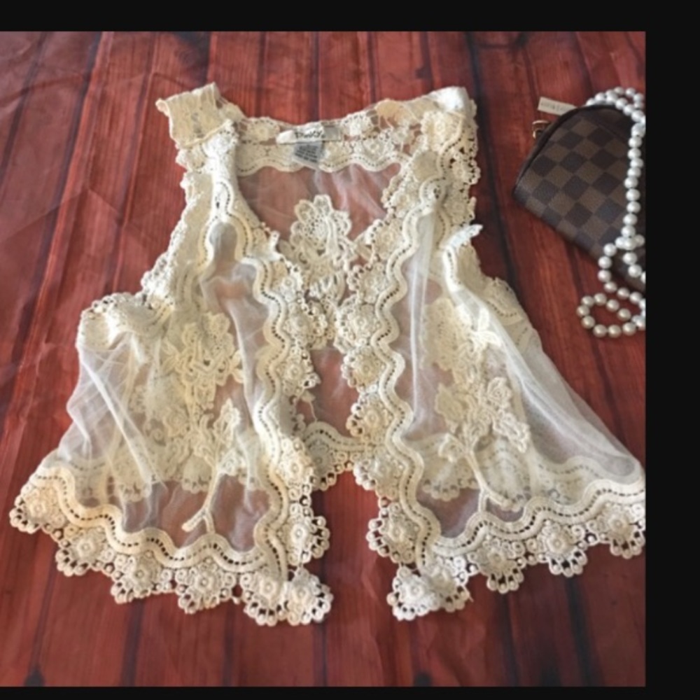 Lace vest