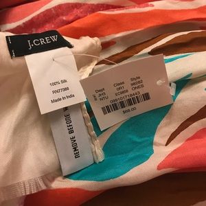NWT.. silk J. Crew scarf!