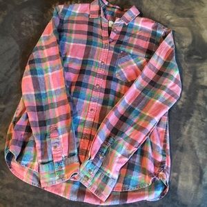 American eagle pink flannel