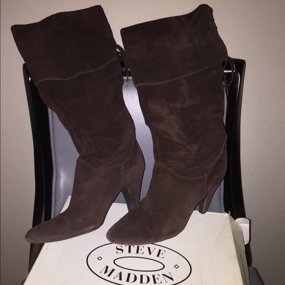 Steve Madden suede/leather boots