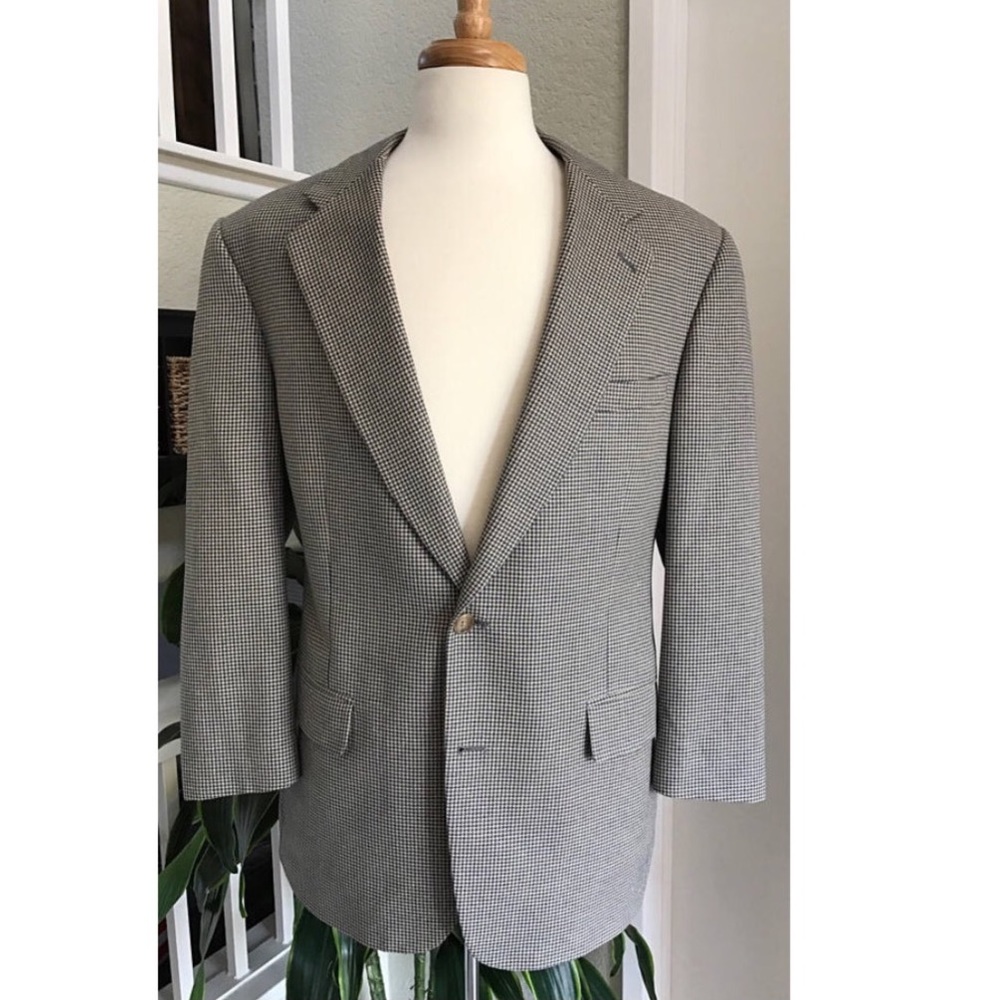 Brooks Brothers Blue and Tan Sport Coat