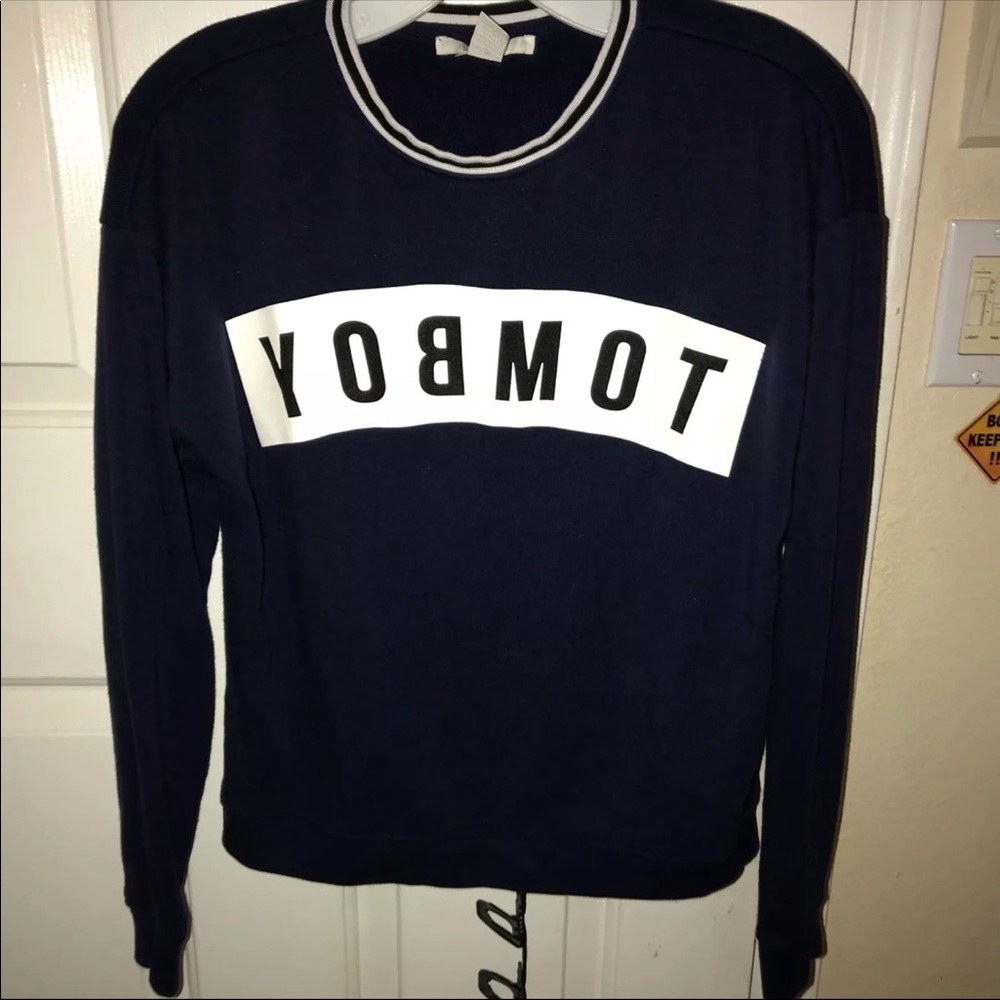 Navy blue “Tomboy” F21 Sweater