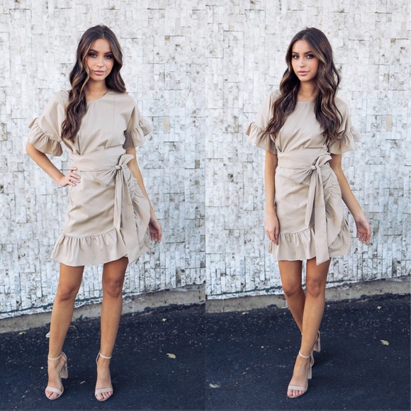 🆕Ruffle Wrap Dress - Picture 3 of 5