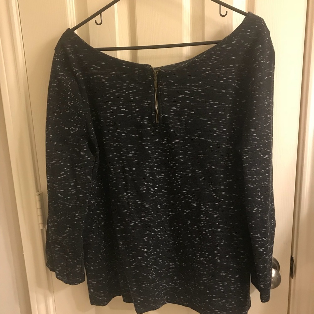 MARBLED + zipper top