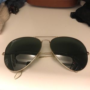 Ray Ban Large Aviator Black lens