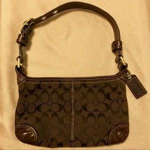 Authentic Coach Brown Shoulder Bag.