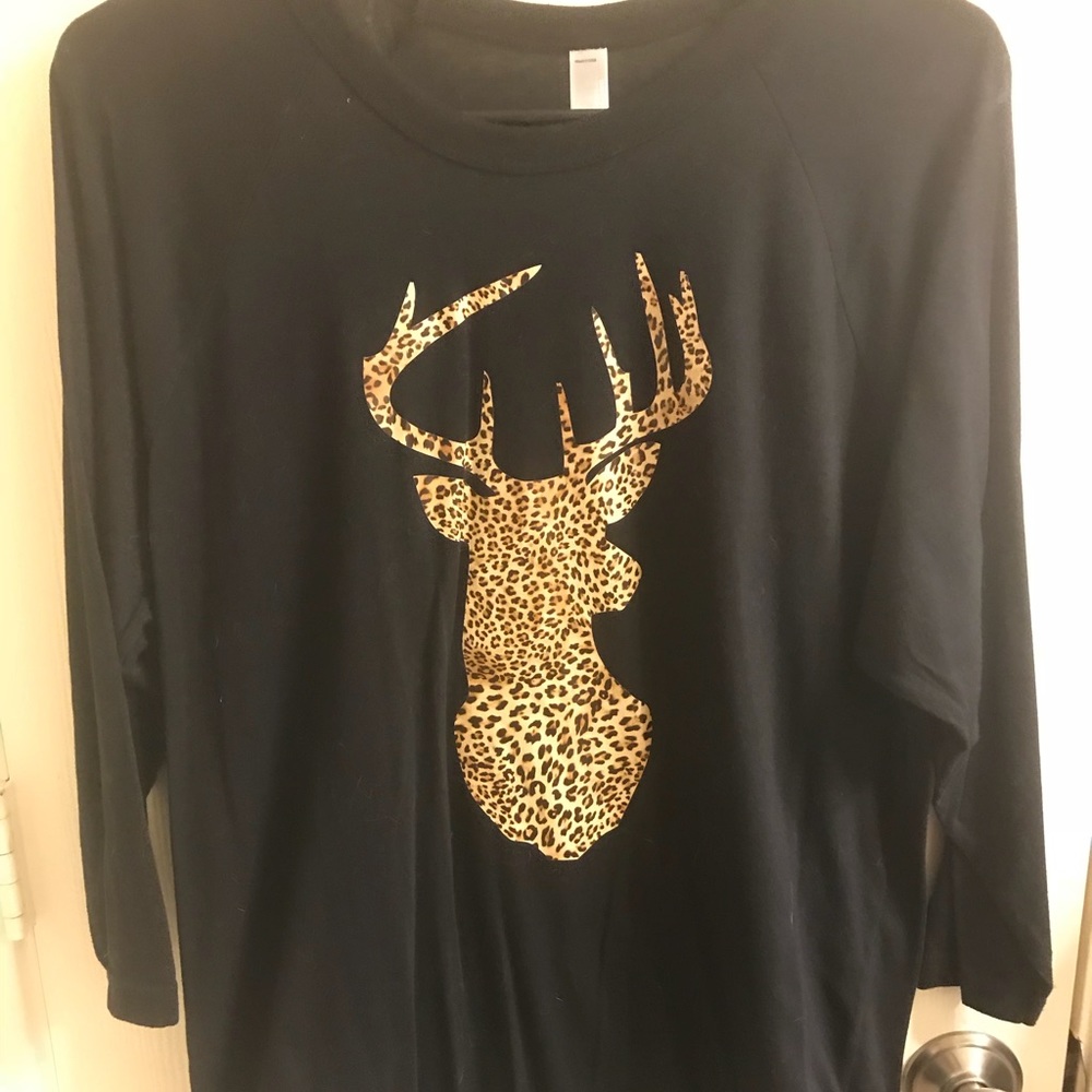 LEOPARD + baseball tee