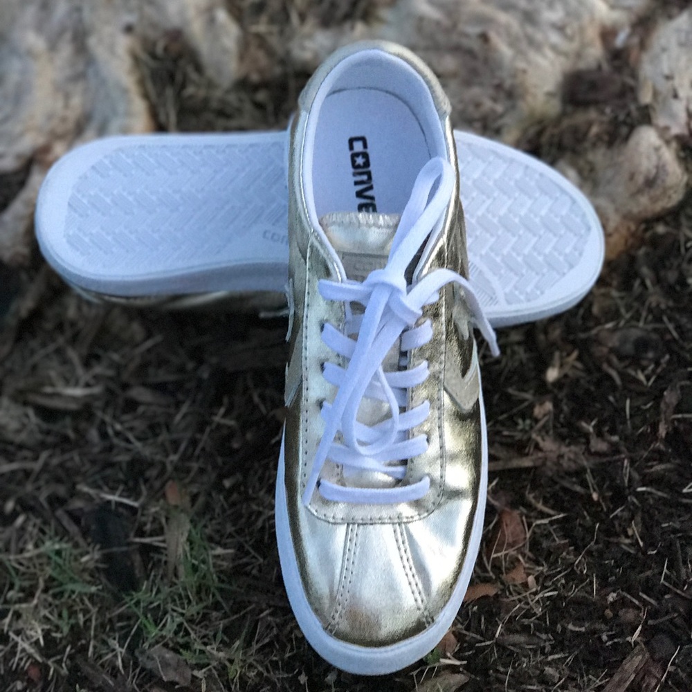 NWT Converse Breakpoint Metallic Gold WMNS - Picture 3 of 8