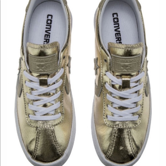 NWT Converse Breakpoint Metallic Gold WMNS - Picture 7 of 8