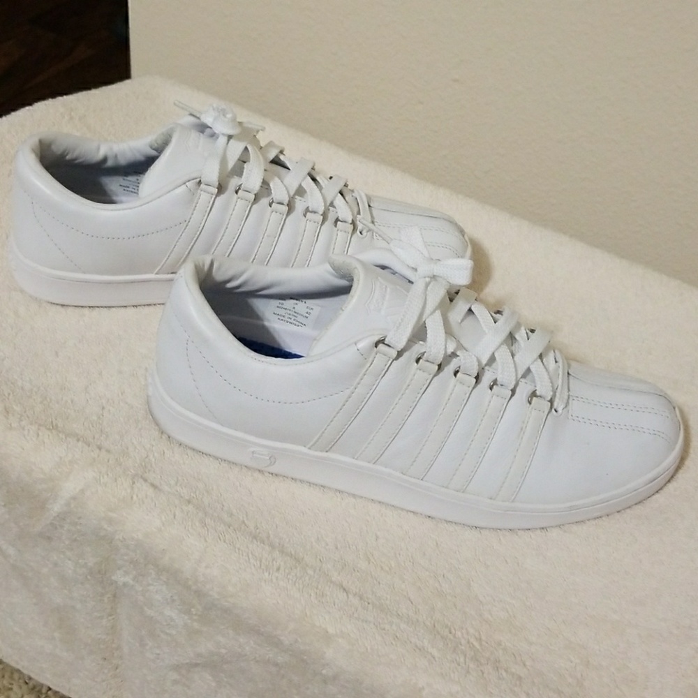 K-Swiss light wear.