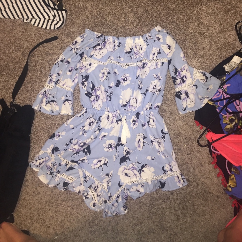 Off the shoulder romper