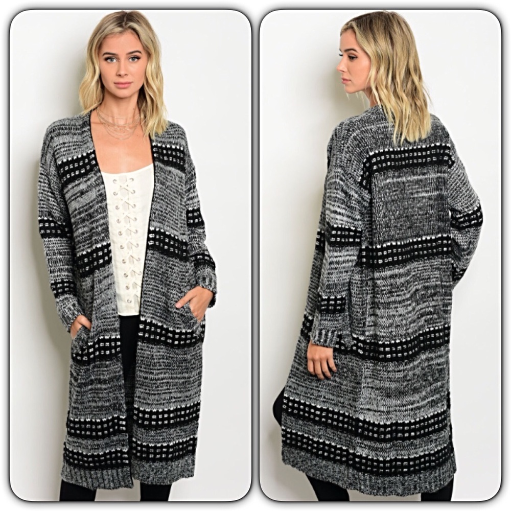 Soft Chic Warm Cozy Long Cardigan Sweater SML - Picture 2 of 7