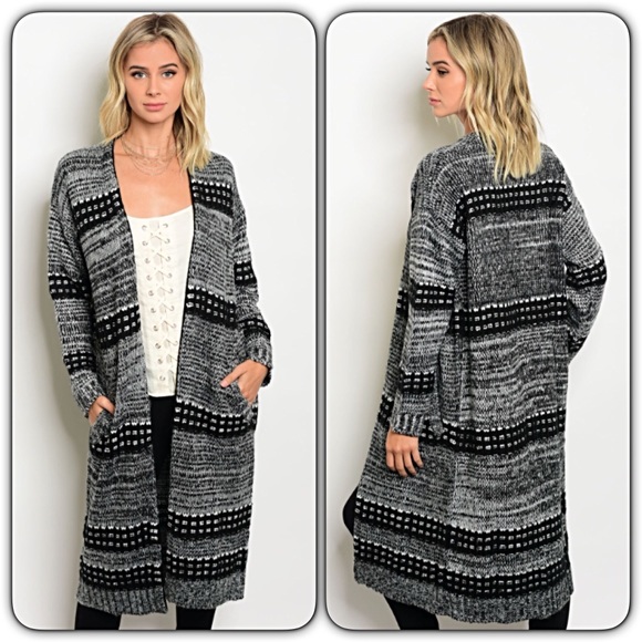 Soft Chic Warm Cozy Long Cardigan Sweater SML - Picture 2 of 7