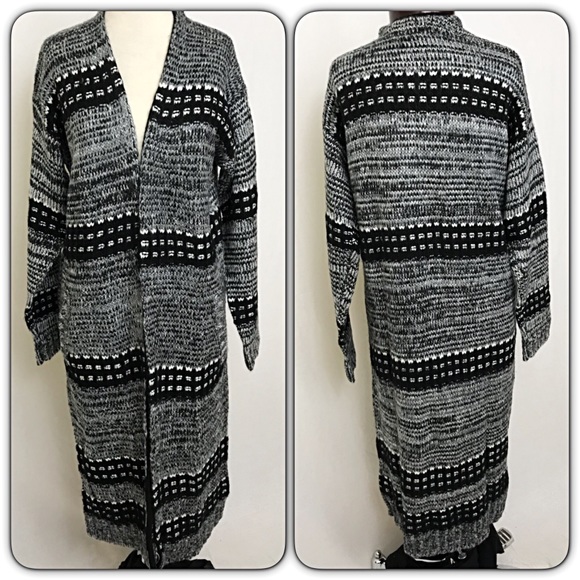 Soft Chic Warm Cozy Long Cardigan Sweater SML - Picture 3 of 7