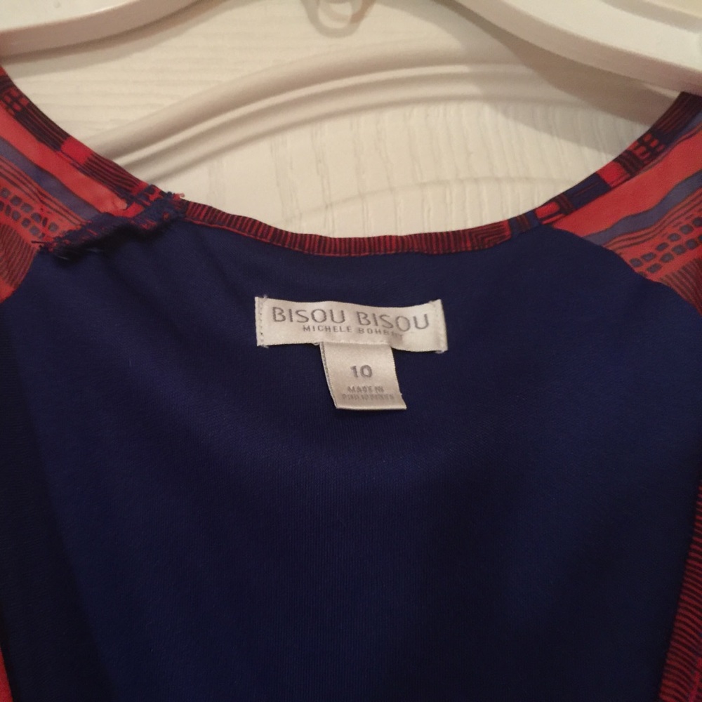 Red and blue dress / casual wear - Picture 2 of 4