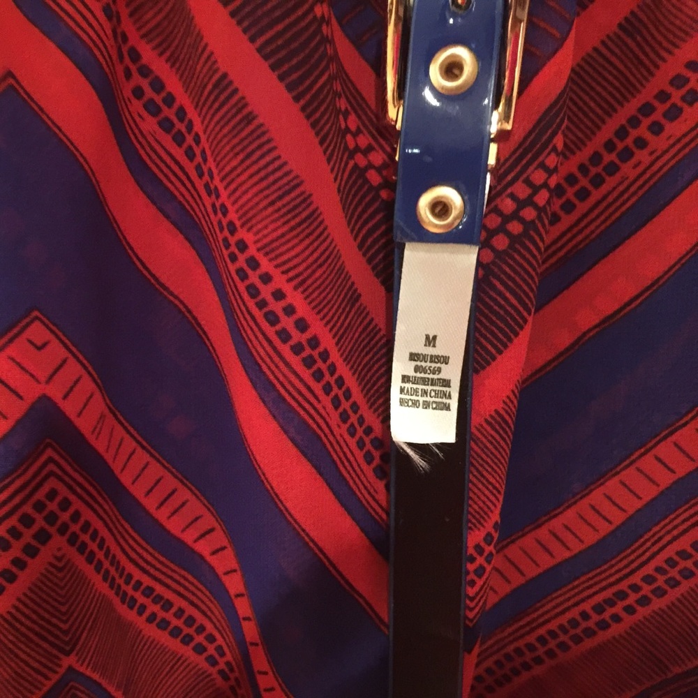 Red and blue dress / casual wear - Picture 3 of 4