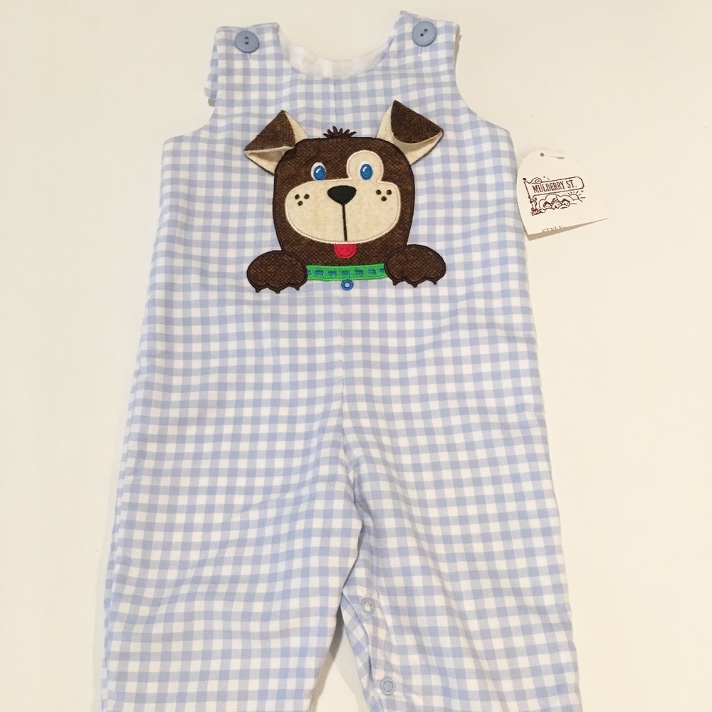 NWT Dog Applique Longall 9m