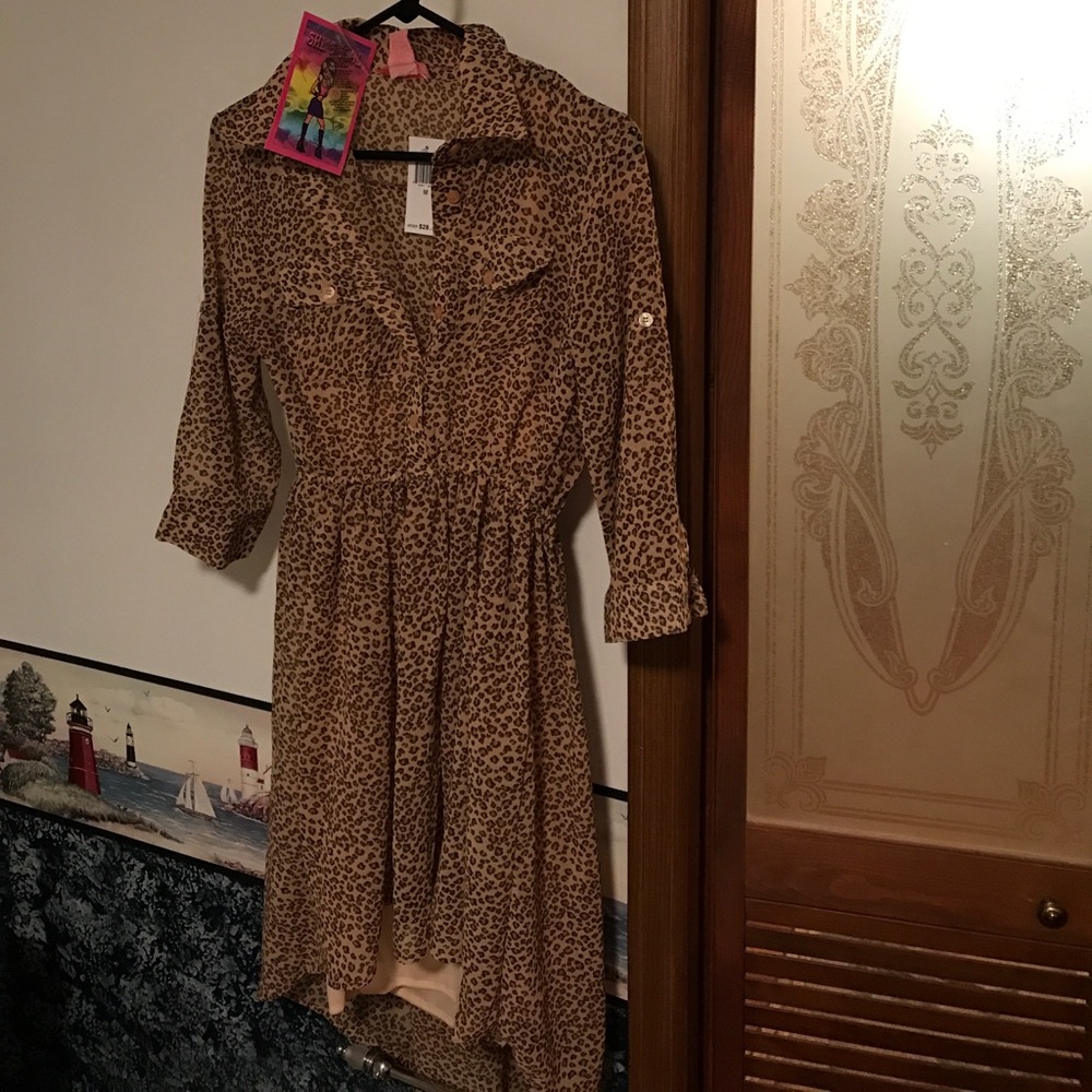 Leopard print dress
