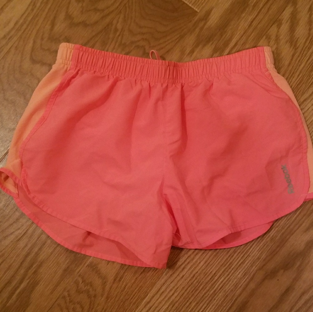 Neon Reebok Running Shorts