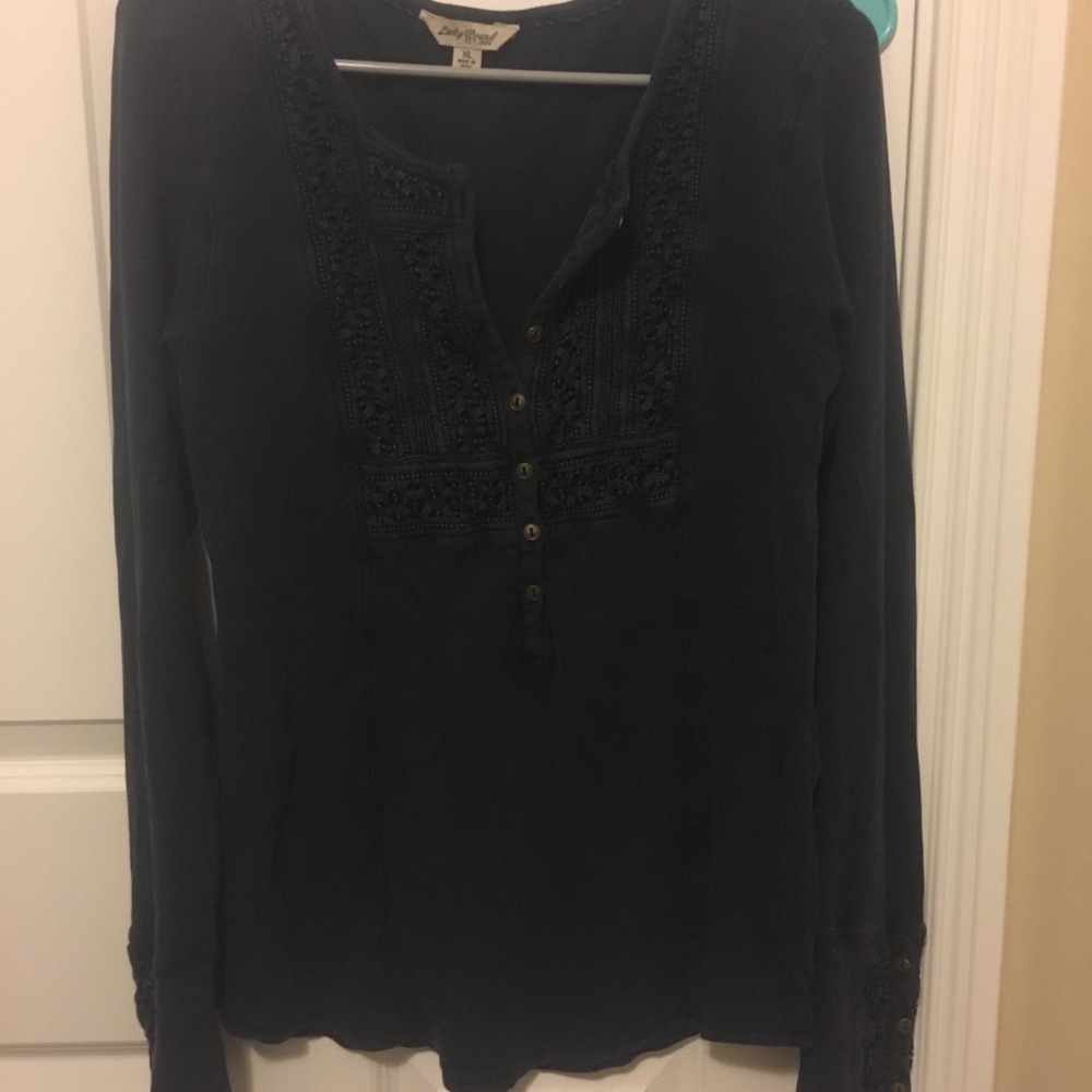 Lucky brand thermal Henley top