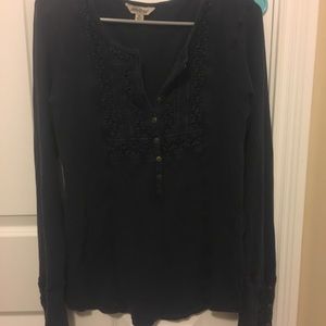 Lucky brand thermal Henley top