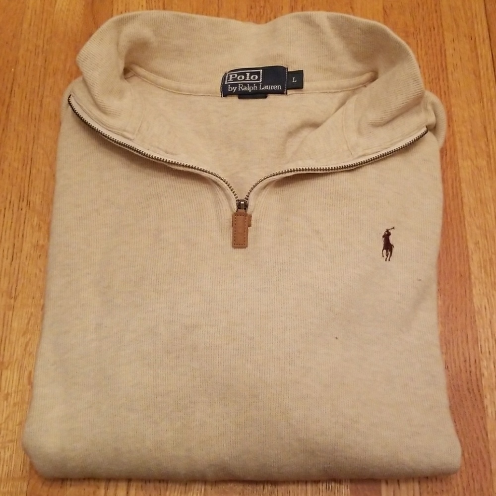 Polo Ralph Lauren Beige Quarter Zip