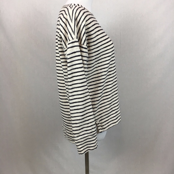 Madewell long sleeve oversized stripe top - Picture 4 of 6