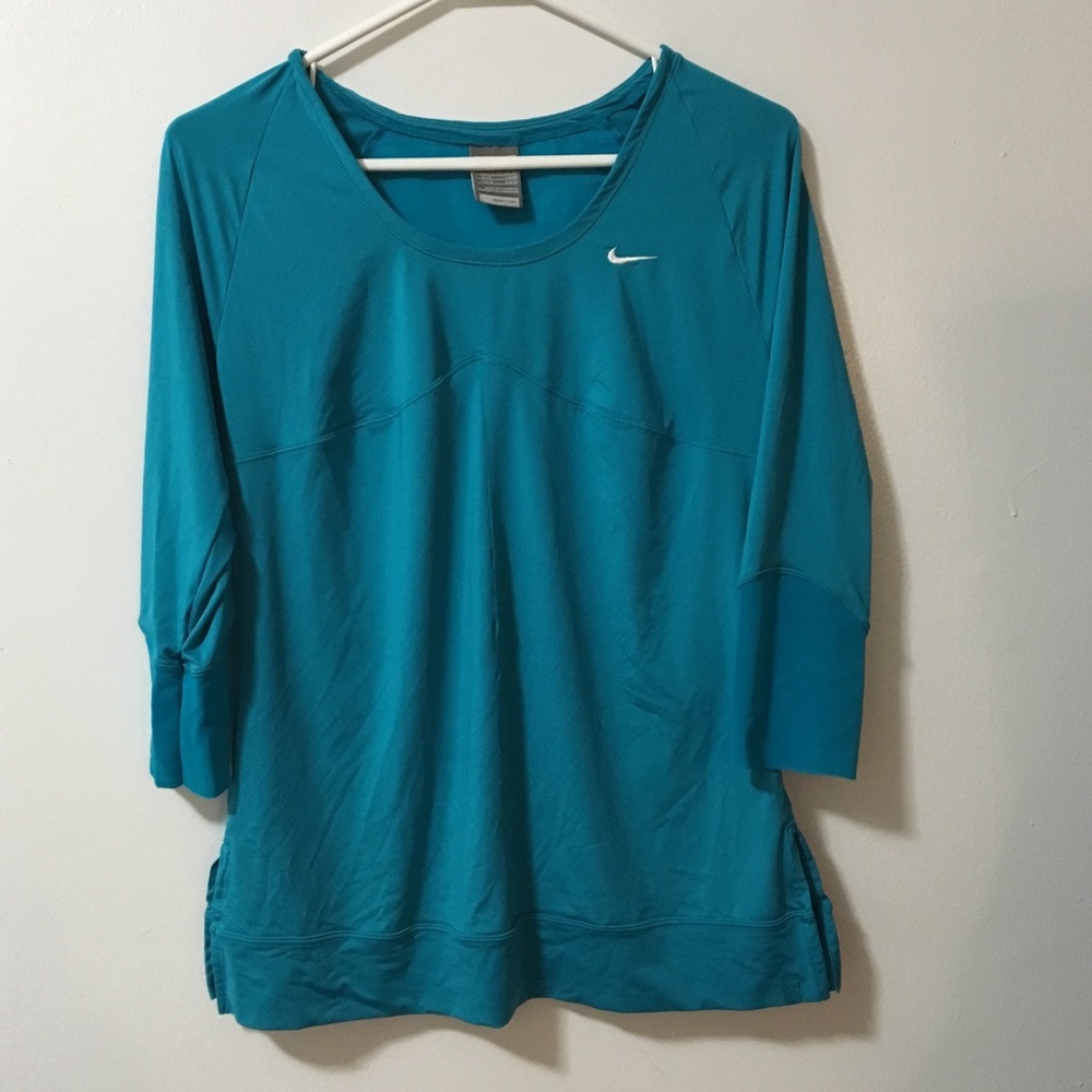 Nike Turquoise Workout/Running Top