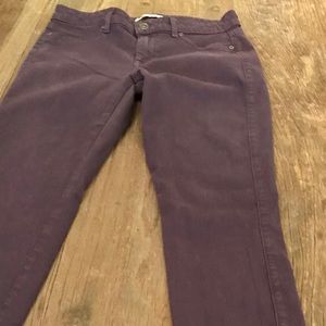 Rich & Skinny plum colored skinny jeans
