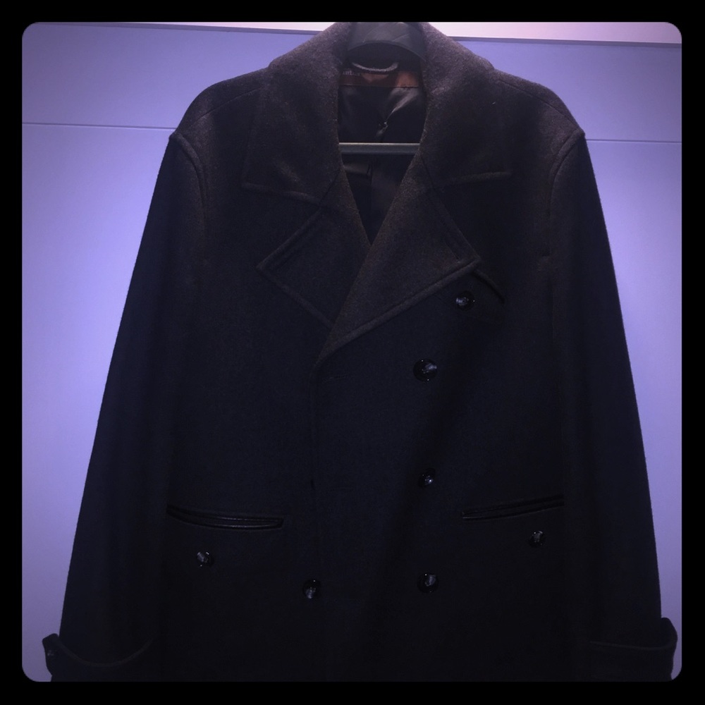 Kenneth Cole large men's pea coat