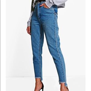 High waisted mom jeans