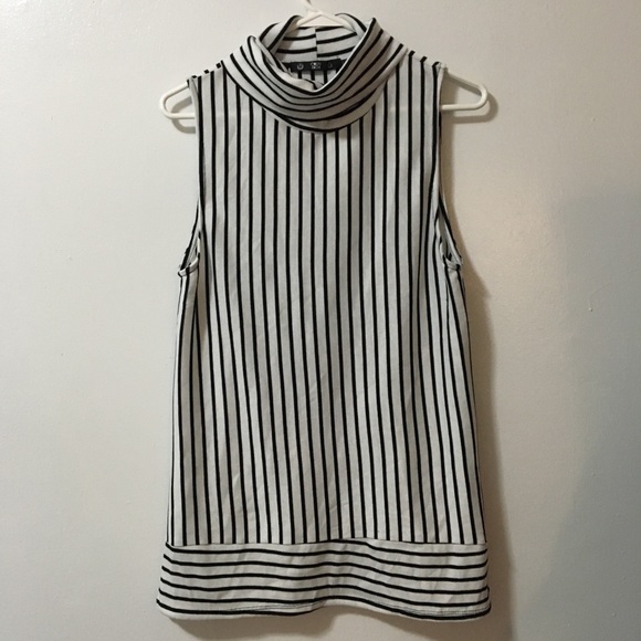 Coin 1804 Sweaters - Beautiful Stripped Long Turtleneck