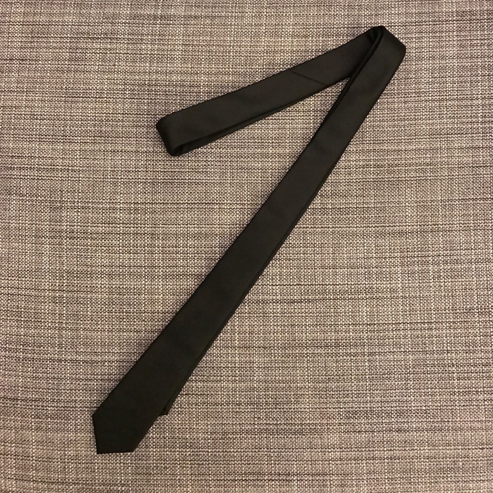 Top Man Skinny Black Tie