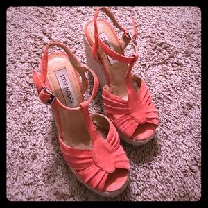 Show-stopping Steve Madden wedges worn once