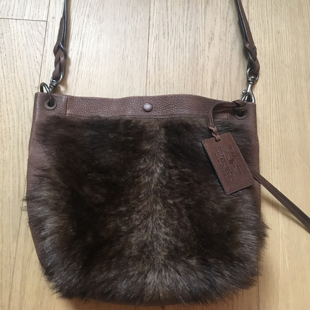 Polo Ralph Lauren Shearling Messenger Bag