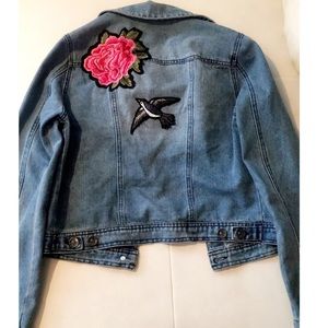 Embroidered Jean Jacket ✨