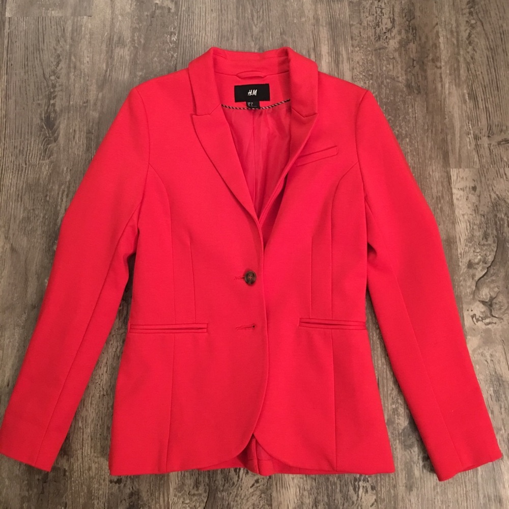 H&M red blazer