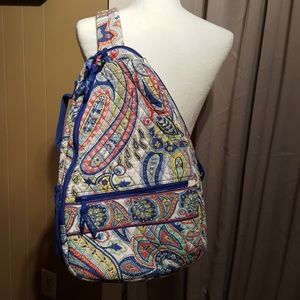 EUC Vera Bradley Retired Marina Paisley Tennis Bag EUC Vera Bradley Retired Marina Paisley Tennis Bag